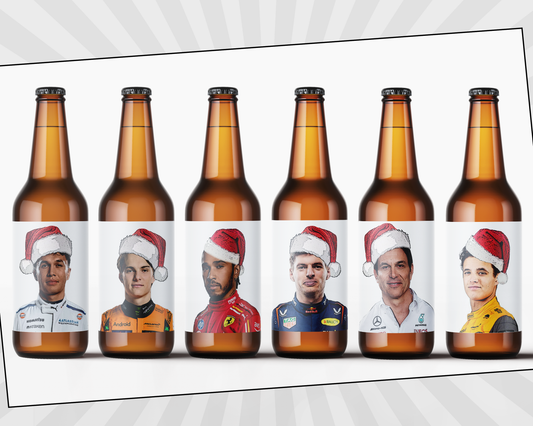 Formula 1 Beer Bottle Labels