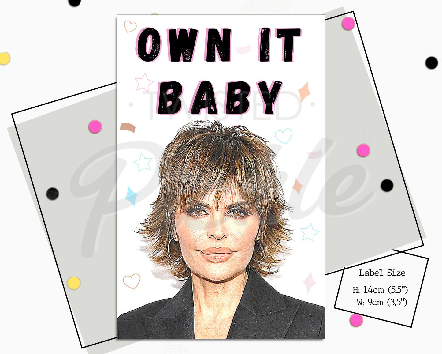 RHOBH Lisa Rinna Wine Bottle Label