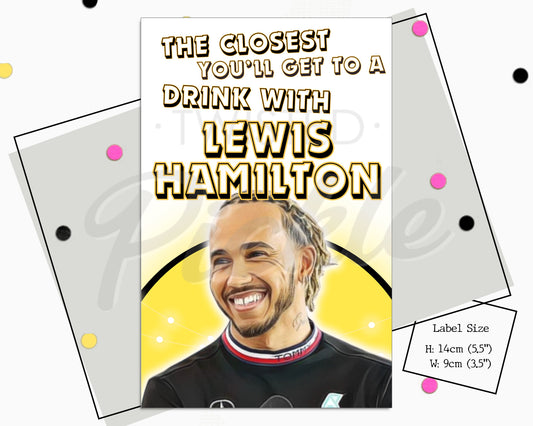 Lewis Hamilton Fan Present Sticker