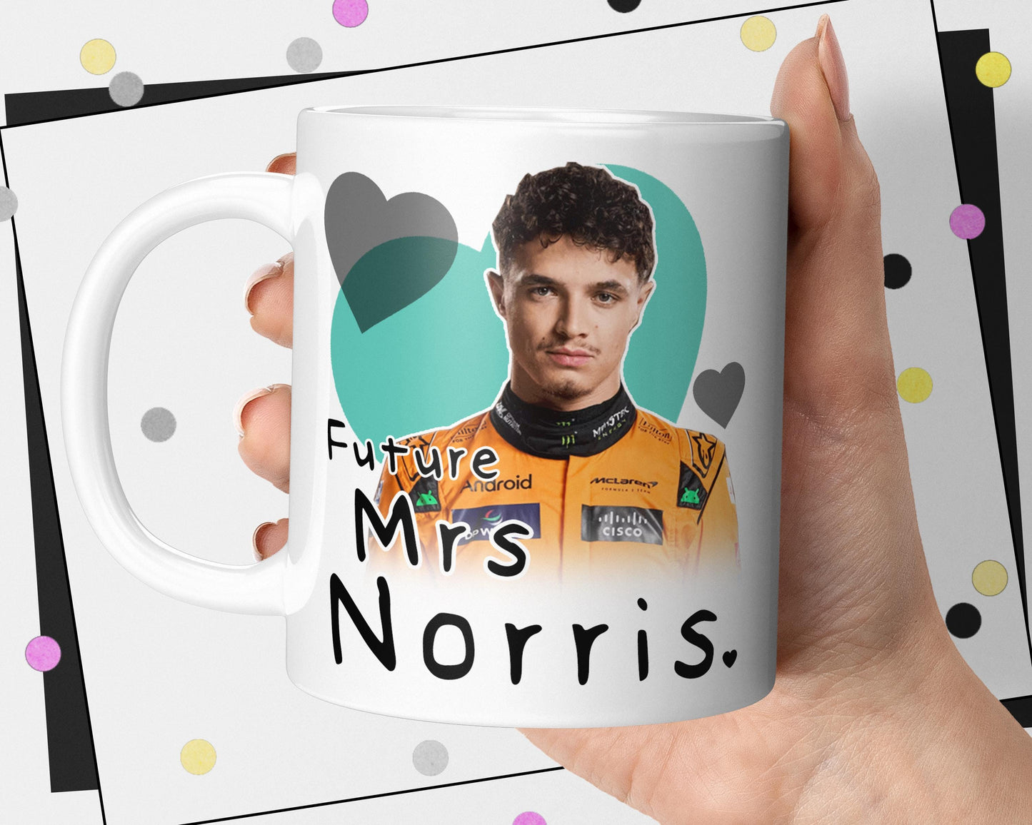 Lando Norris Future Mrs Gift Mug