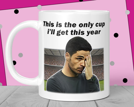 Arsenal Fan Arteta Football Mug