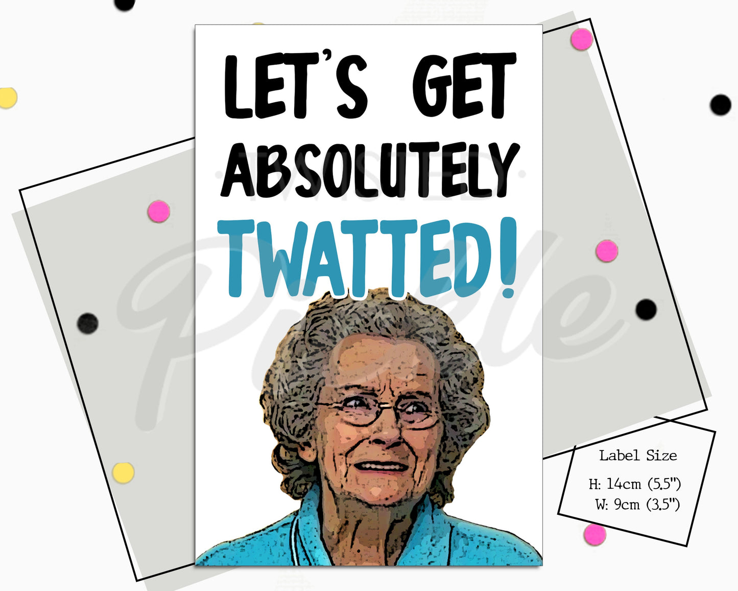 Gavin and Stacey Doris Wine Label