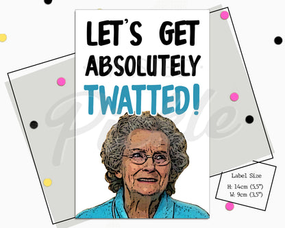 Gavin And Stacey Doris Wine Label