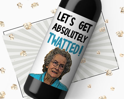Gavin And Stacey Doris Wine Label