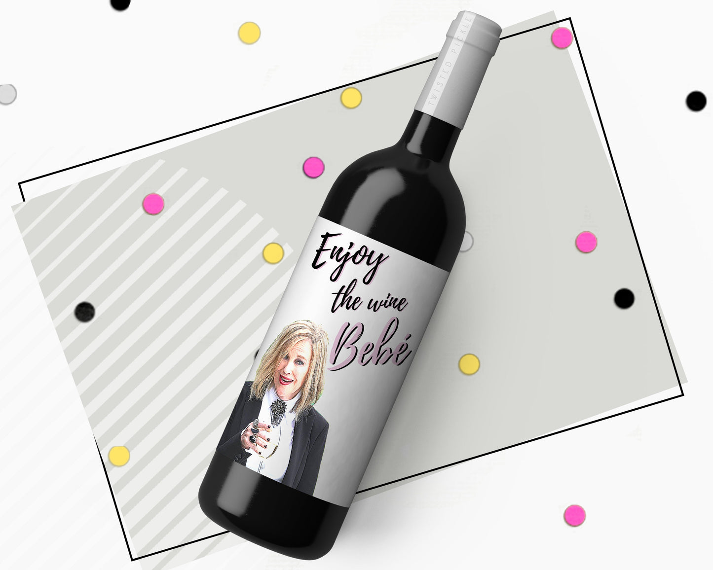 Moira Schitts Creek Wine Gift Label