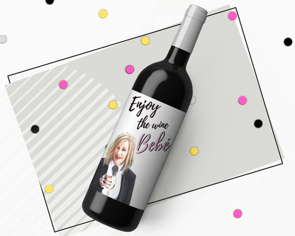 Schitt's Creek Moira Enjoy The Wine Label