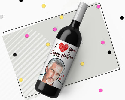 Paul Hollywood Great British Bake Off Wine Sticker