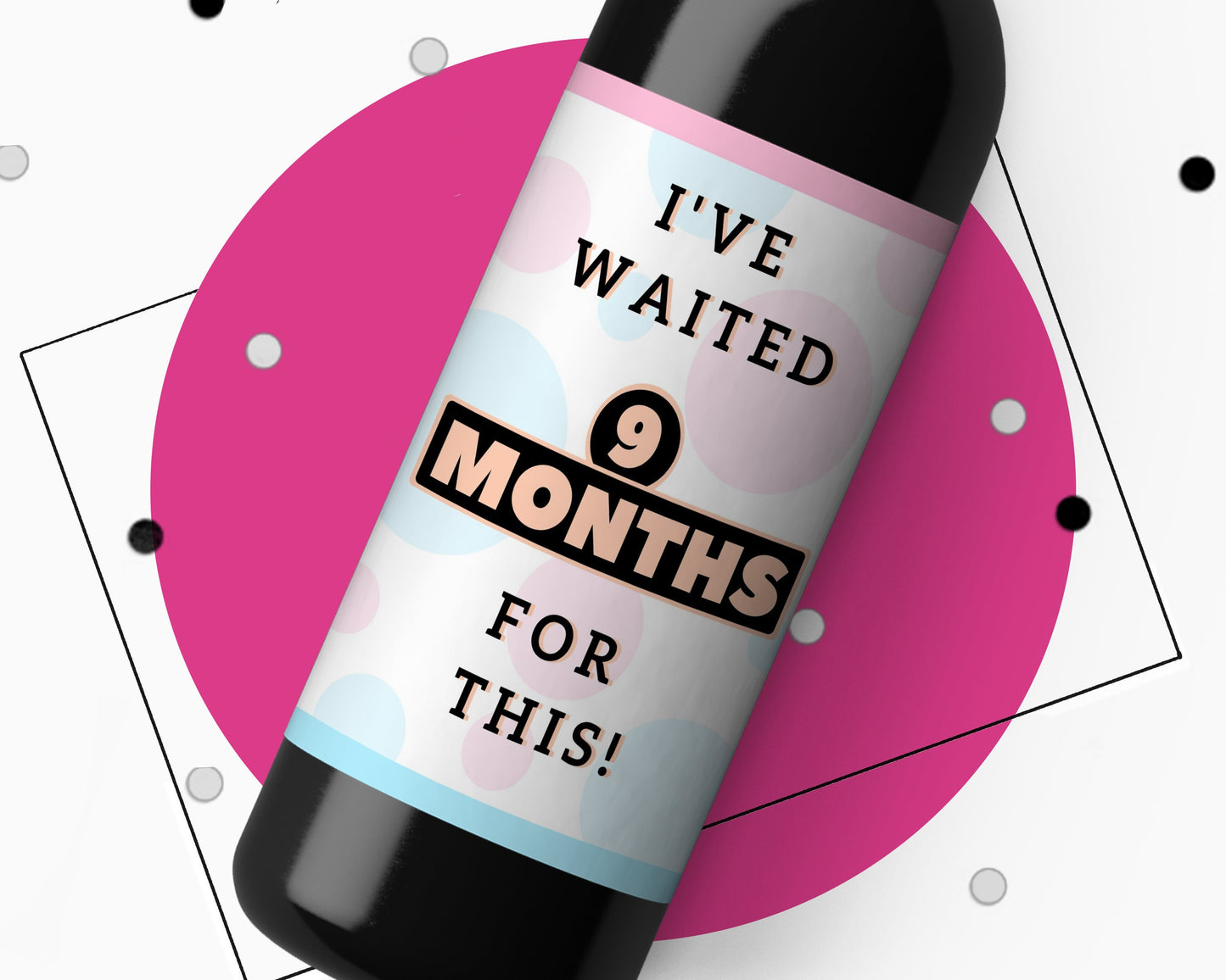New Mum Congratulations Wine Label