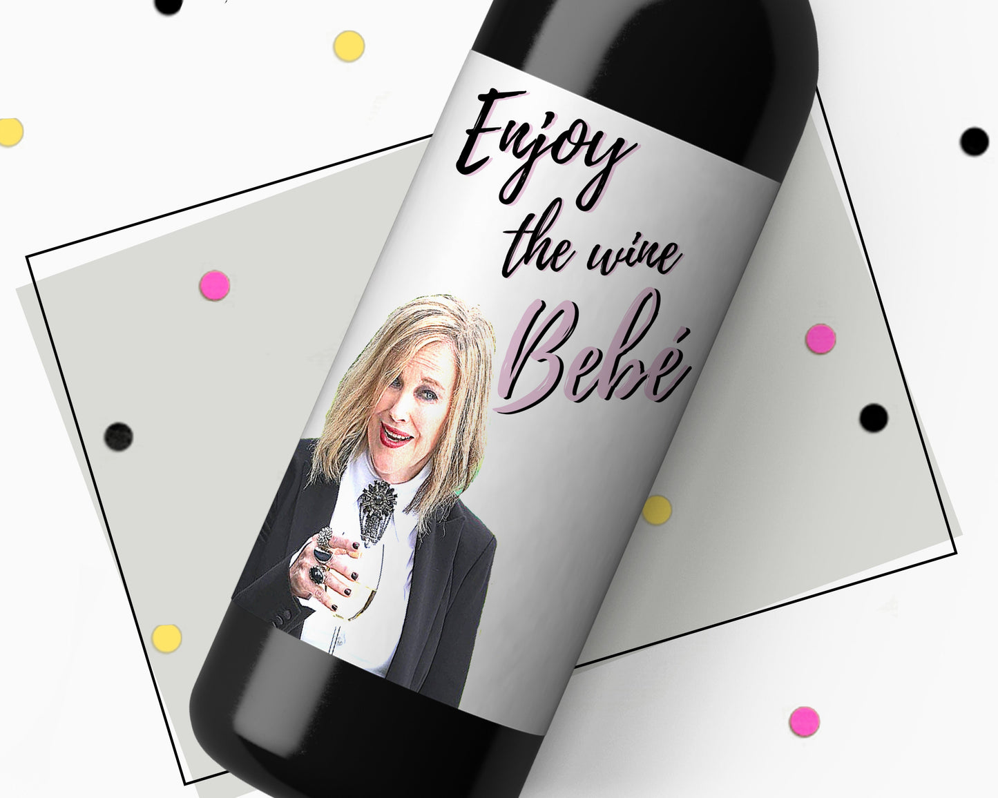 Moira Schitts Creek Wine Gift Label