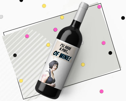 Gavin and Stacey Nessa - I'll Have A Pint Of Wine Sticker