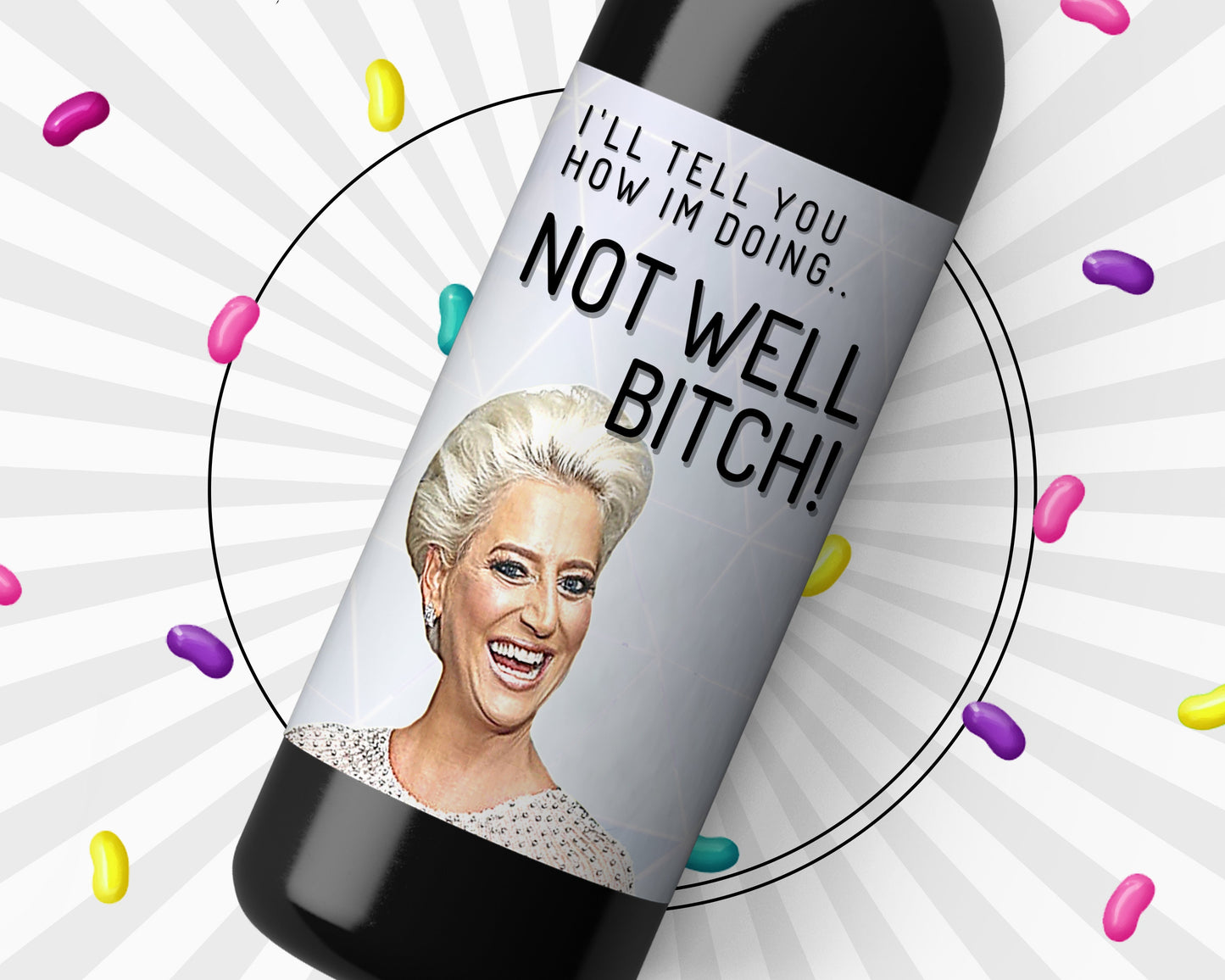 Real Housewives of New York Dorinda Wine Bottle Gift