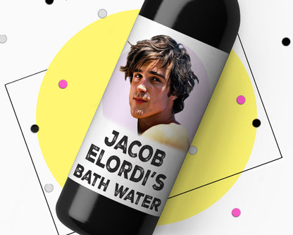 Jacob Elordi's Bathwater - Saltburn Wine Sticker