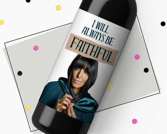 The Traitors Valentines Card Wine Sticker