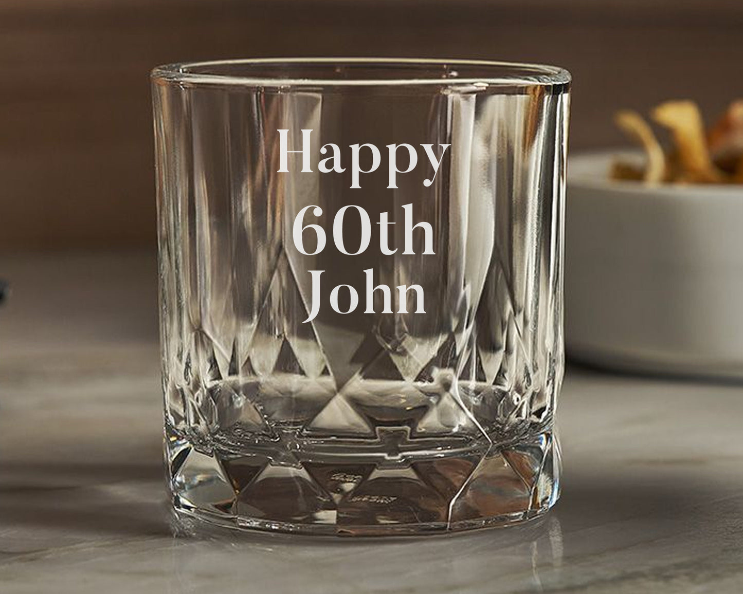 Personalised Happy Birthday Glass