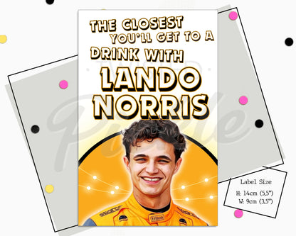 Lando Norris Mclaren F1 Team Label