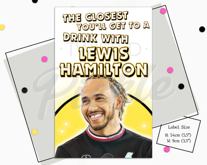 Lewis Hamilton Fan Present Sticker