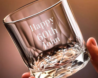 Personalised Happy Birthday Glass